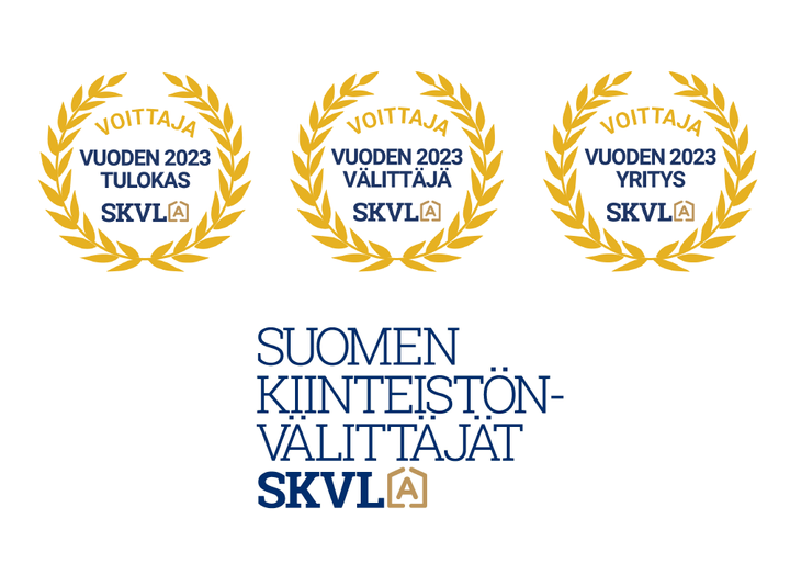 SKVL Vuoden Parhaat 2023 voittajien logot.