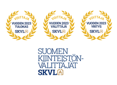 SKVL Vuoden Parhaat 2023-voittajien logot.