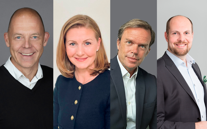 Jarkko Nordlund, Reija Laaksonen, Jonas Reuter och Tuomo Puumala är nya ledamöter i Veikkaus ledningsgrupp.