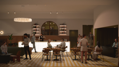 Graniittiklubi - Näkymä baaritiskille