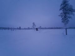 Tutkijoita talvisella suolla