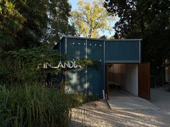 Suomen paviljonki Venetsian biennaalissa, suunnittelijana Alvar Aalto.