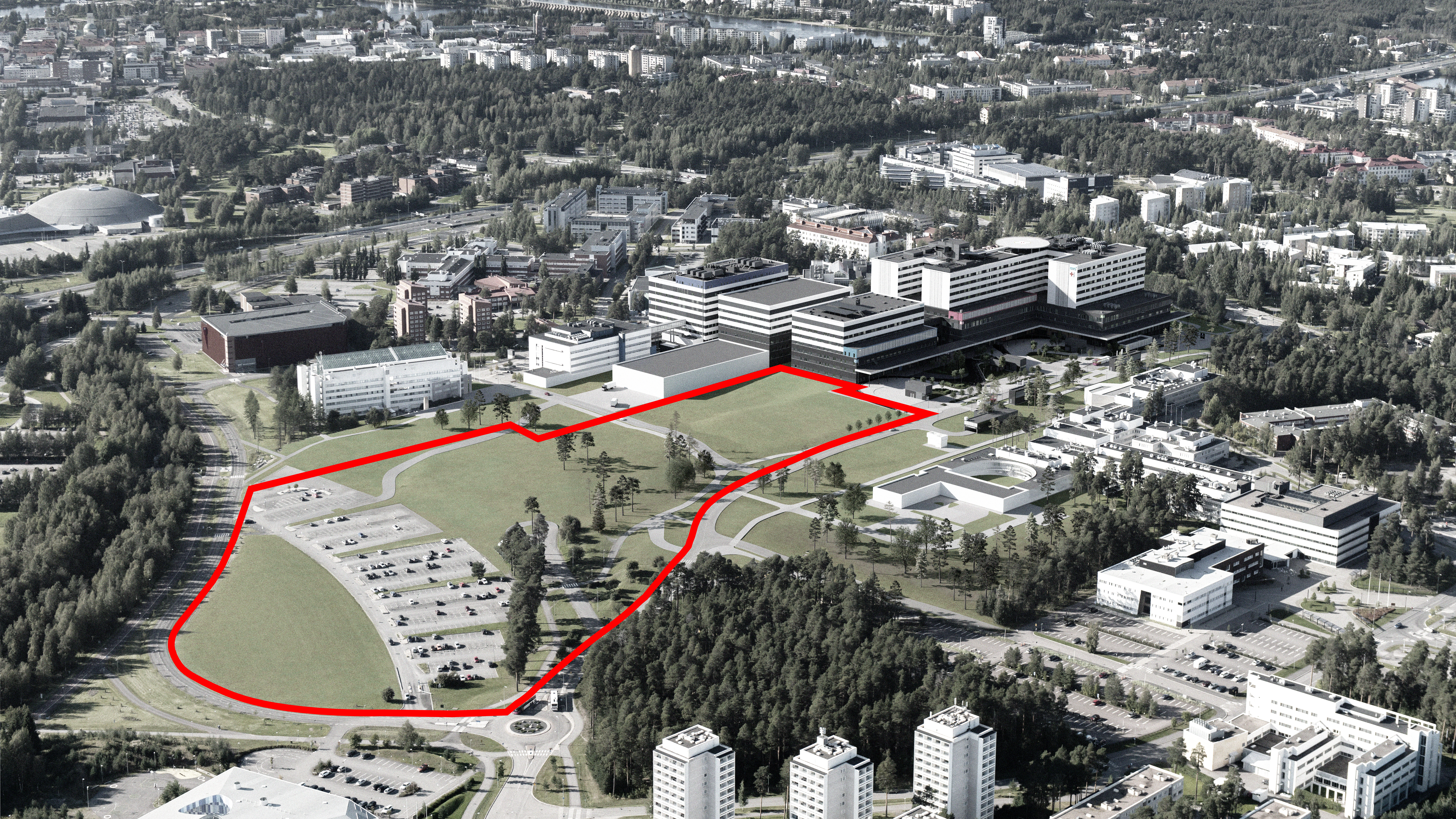 Oulun yliopiston kampuskilpailuun jätettiin yli sata ehdotusta