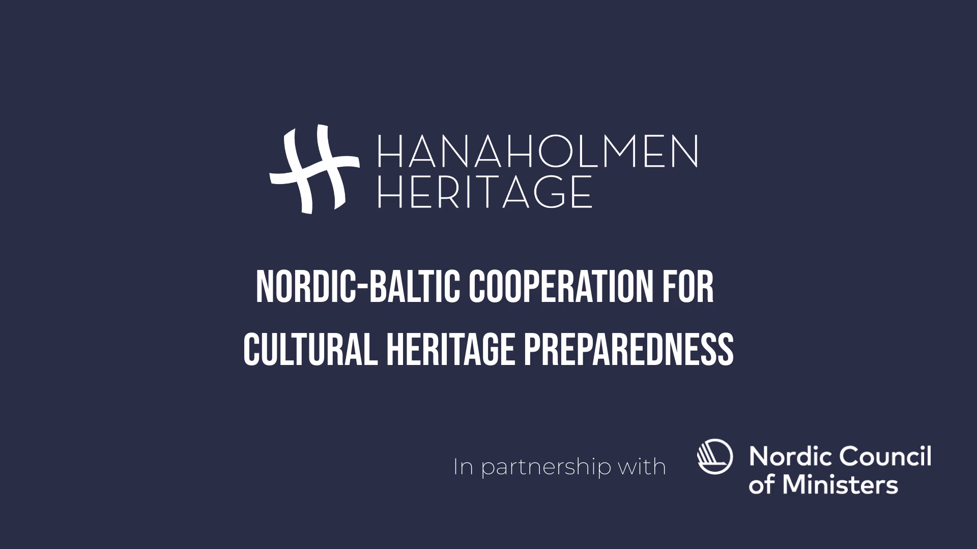 Suosituksia kulttuuriperinnön suojeluun kriisitilanteissa esiteltiin Hanaholmenissa