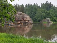 Pikkukosken uimaranta.