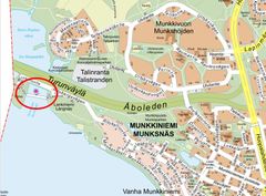 Tarvonsalmen ponttonisilta kartalla