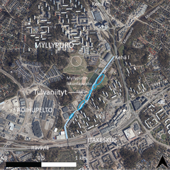 Kartta tulvaniityistä.