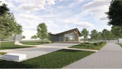 Havainnekuva paviljongista.