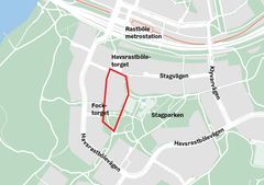 Location of the competition area on the map.