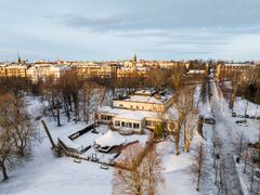 Ilmakuva Ravintola Kaivopuistosta.