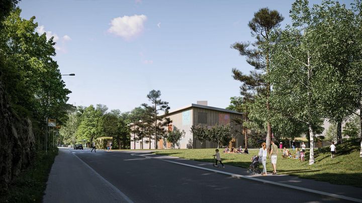 Illustration of the new daycare centre.