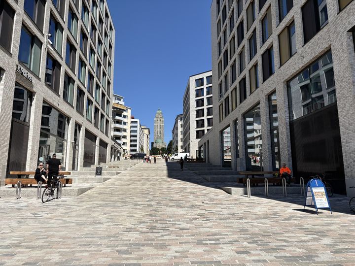 Lyyra-korttelin kävelykatu on valmis.