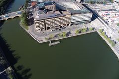 Ilmakuva John Stenbergin rannasta.