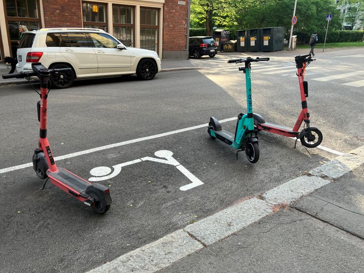 I framtiden kommer parkeringsplatser att finnas tillgängliga över ett större område.