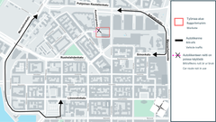 Esimerkkejä autoilijoiden ajoreiteistä