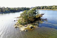 Varisluodonkari ilmasta nähtynä.