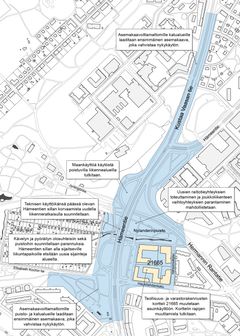 Karttakuva suunnittelualueesta.