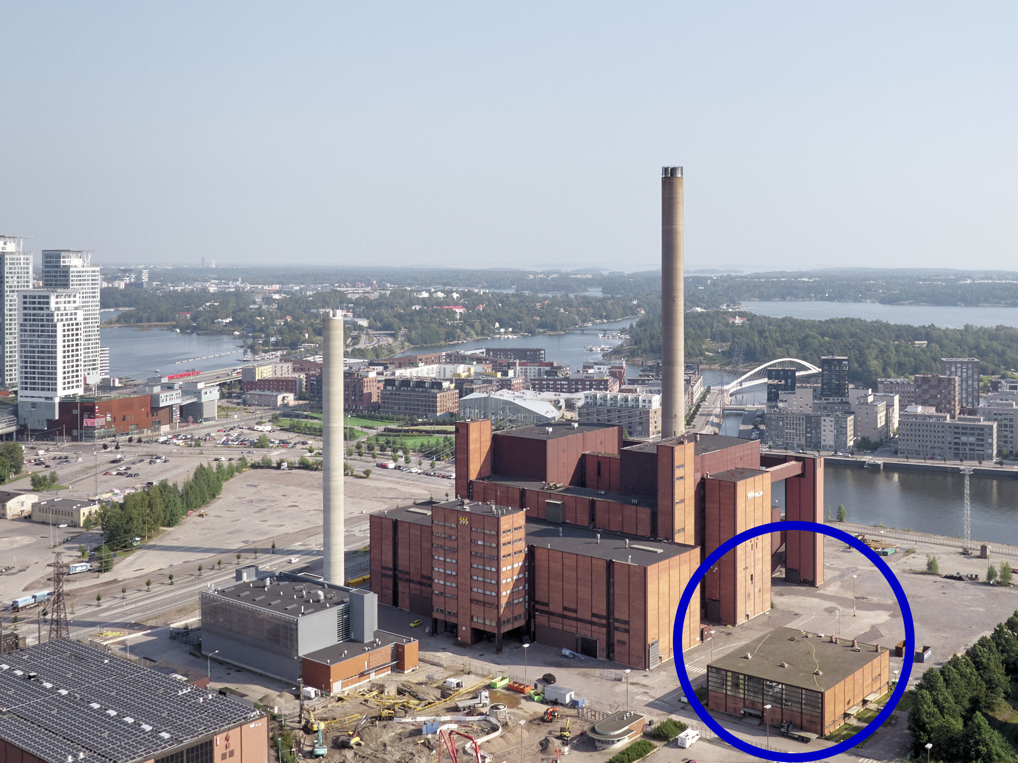 Helsinki vuokraa Hanasaaren voimalaitoksen tiloja lyhytaikaiseen käyttöön