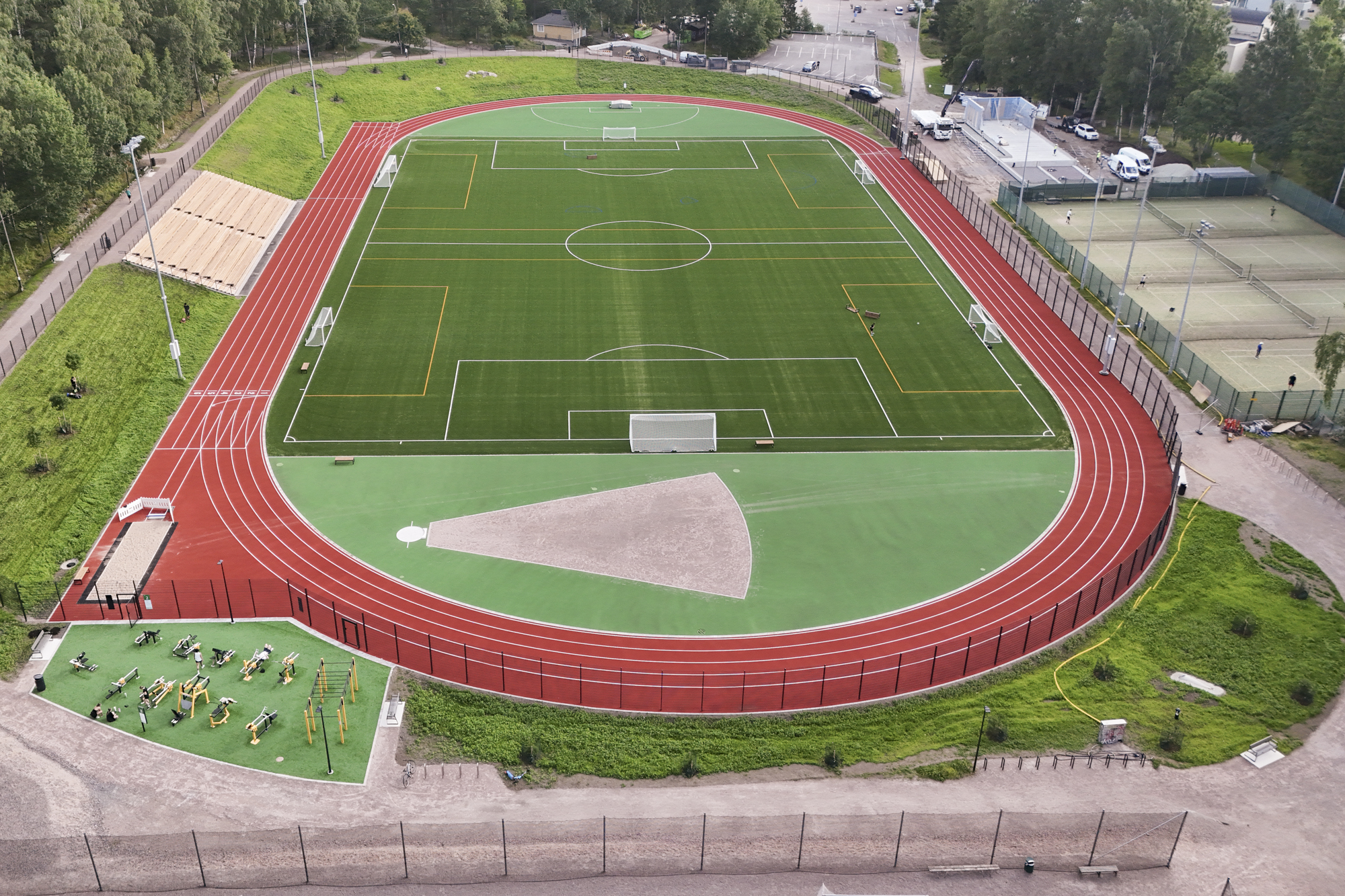 Herttoniemen liikuntapuisto uudistuu lähiliikuntapaikkana