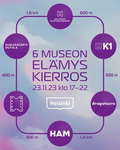 Museot sijaitsevat lyhyen kävelymatkan päässä toisistaan ja illan aikana on mahdollisuus kokea vaihtelevia tunnelmia ja nauttia yllättävistä kohtaamisista.