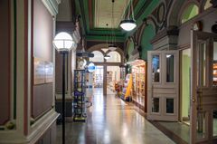 The hallway of Richardsgatan Library.