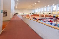 Juoksurata Töölön Kisahallilla