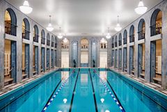 Yrjönkatu Swimming Hall's first floor pool.