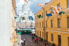 Näkymä Helsingin Torikortteleista Senaatintorille.