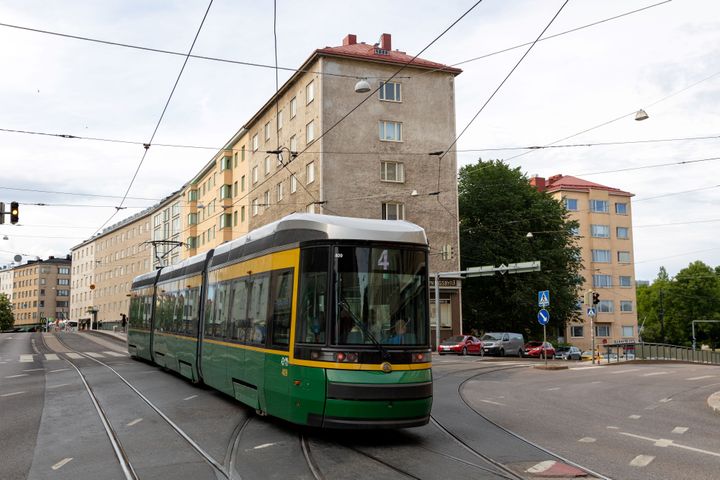 Töölö on eläväinen kaupunginosa. Kuva: Paavo Jantunen.