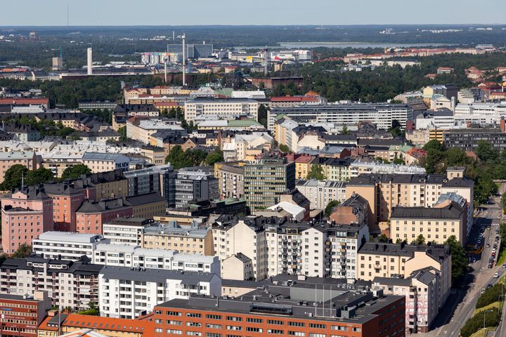 Ilmakuva Kalasatamasta.