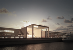 Havainnekuva HAM Helsingin taidemuseosta Olympiarannassa.