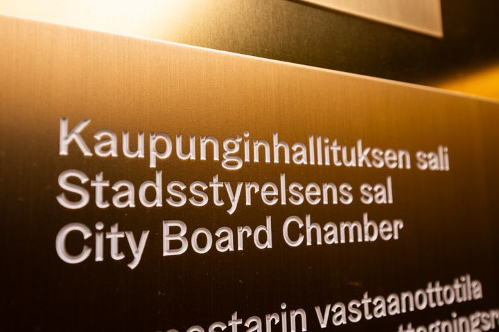Helsingin kaupunginhallitus kokoontuu maanantaisin kaupungintalolla.
