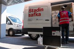 Stadin safkan kuljetusauto.