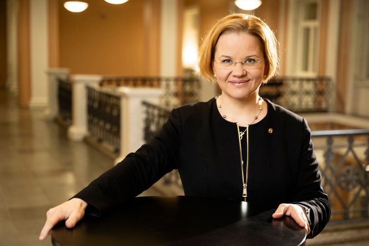 Akatemiaprofessori Minna Palmroth.