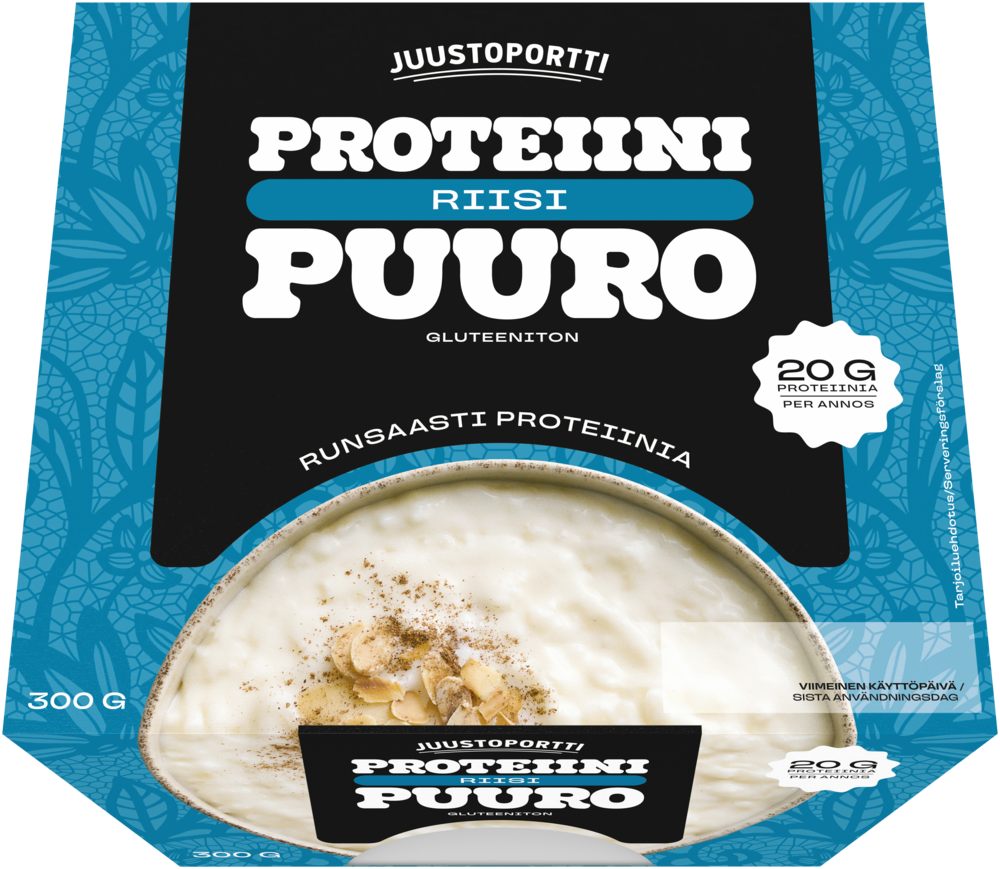 Juustoportti vetää erän proteiiniriisipuuroa myynnistä gluteenivaaran vuoksi