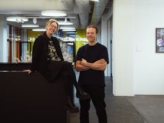 Annina Pikkumäki ja Santtu Parkkonen. Kuvaaja: Toni Kormano