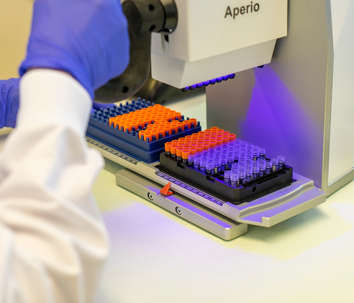 Biopankkinäytteiden käsittelyä