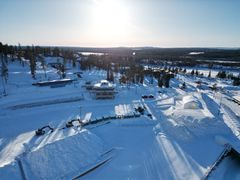 Ilmakuva festivaalialueesta. Kuvaaja: Johannes Rinne / Parkworks