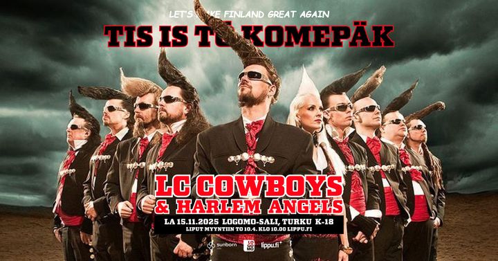 LC Cowboys & Harlem Angels esiintyvät Logomossa lauantaina 15.11.2025