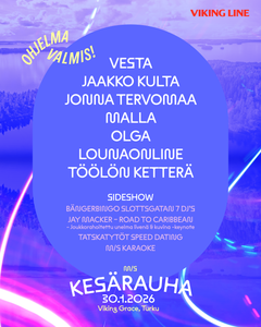 Kesärauhan festivaaliristeilyn ohjelma on valmis.