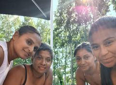 Siivet ja Juuret -tapahtuman neljä järjestäjää.