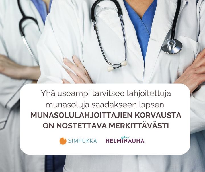 Yhä useampi tarvitsee lahjoitettuja munasoluja saadakseen lapsen - munasolulahjoittajien korvausta on nostettava merkittävästi