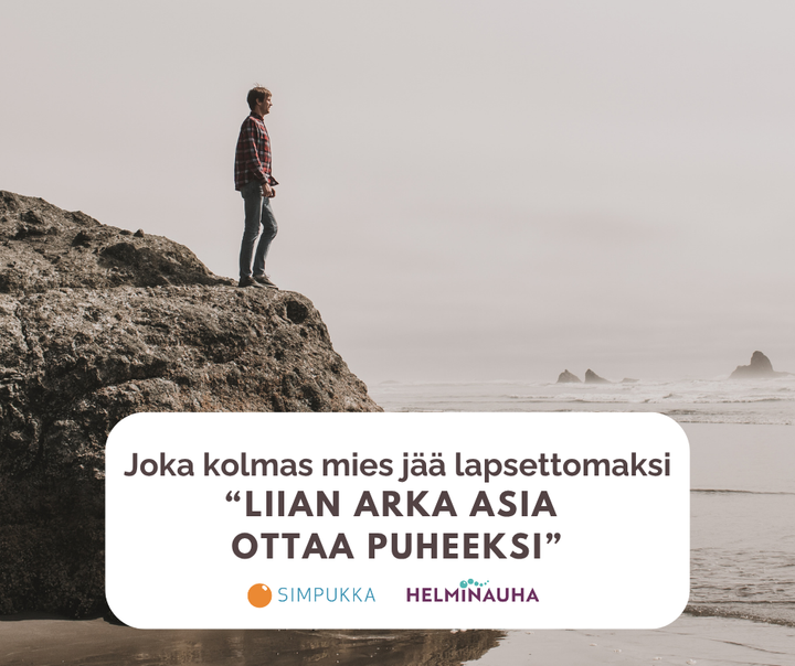 Joka kolmas mies jää lapsettomaksi: “Liian arka asia ottaa puheeksi”