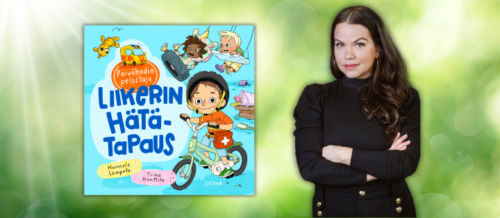 Päiväkodin pelastaja on Hannele Lampelan uusin lastenkirjasarja.