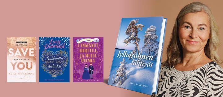 Kirsi Pehkonen. Syksyn viihdekirjasatoa