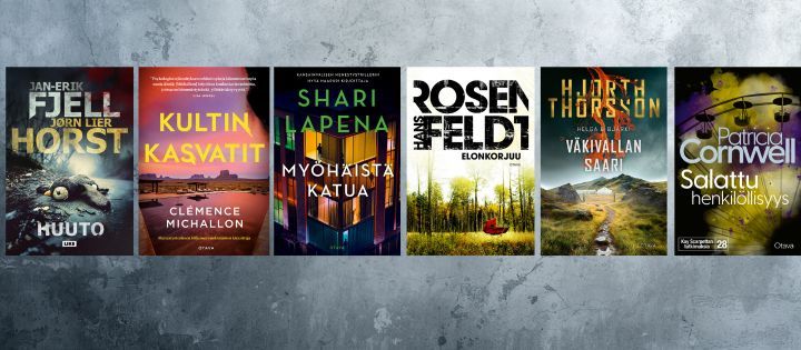 Rikospoliisit, murhatutkijat ja kuolinsyytutkijat tekevät pitkää päivää Otavan ja Liken uutuusjännäreissä.