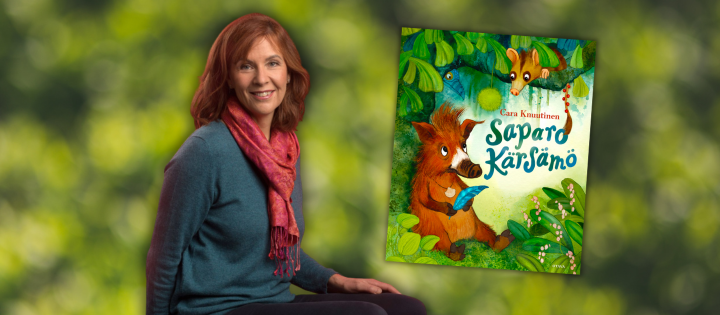 Cara Knuutisen kuvakirja kertoo Saparo Kärsämö -nimisestä rantaröhköstä.