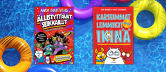 Kesäloma on parasta aikaa lukemiselle.