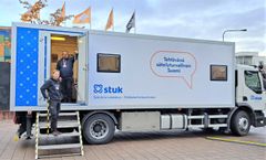 Säteilyturvakeskuksen kokokehomittausauto Kumpulassa 31.10.-2.11.1023