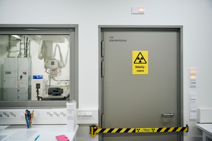 Mätning av röntgendos i Strålsäkerhetscentralens laboratorium